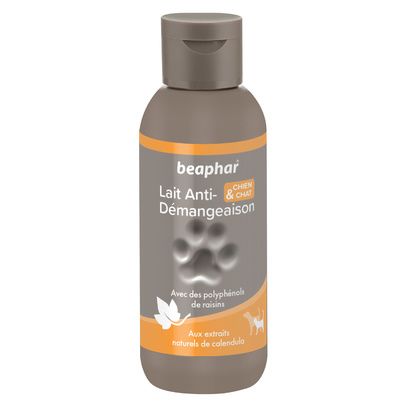 Lait anti-démangeaison Premium Beaphar : 125 ml