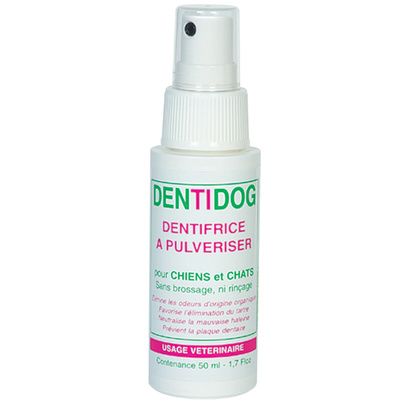 Dentidog Dentifrice à pulvériser pour animaux de compgnie