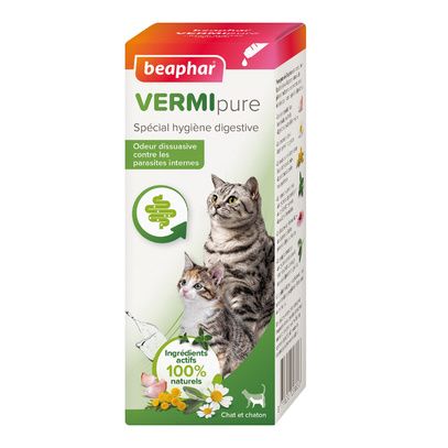 Vermipure solution Liquide pour chaton et chat : 50ml