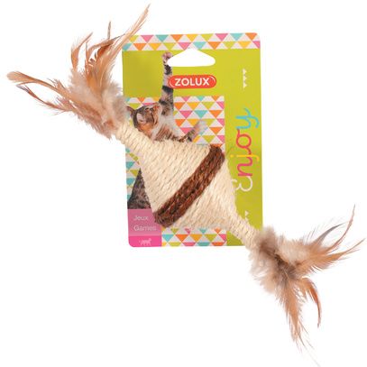 Jouet Toupie en sisal pour chat Zolux