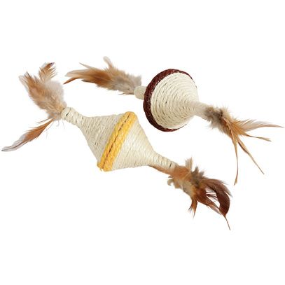 Jouet Toupie en sisal pour chat Zolux