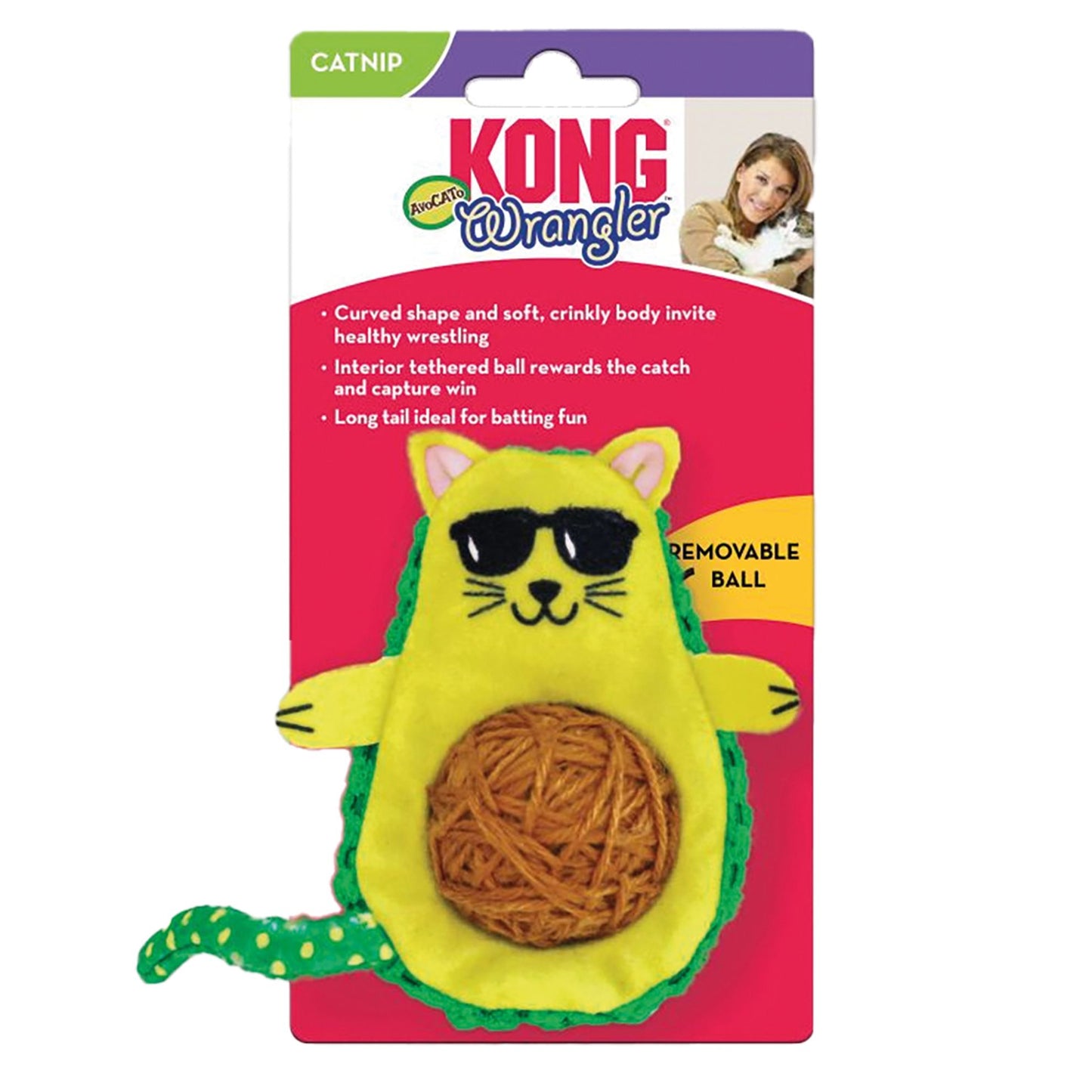 jouet KONG Wrangler AvoCATo