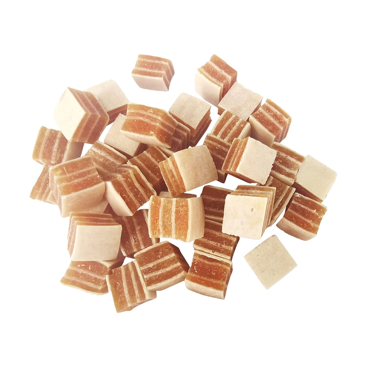 Friandises cubes au poulet et poisson