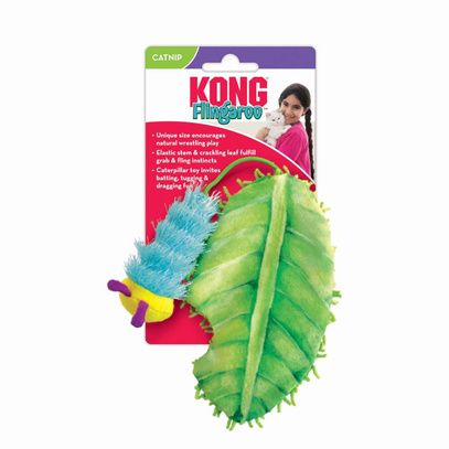 jouet KONG Flingaroo Caterpillar