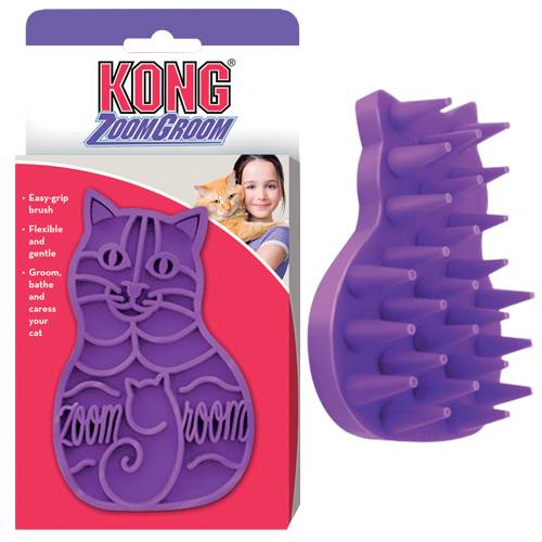 Brosse KONG® "Zoom Groom" pour chats